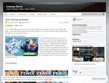 Tablet Screenshot of graemedavis.wordpress.com