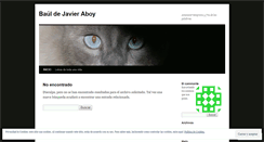 Desktop Screenshot of javieraboy.wordpress.com