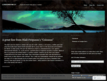 Tablet Screenshot of gordonhawley.wordpress.com