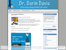 Tablet Screenshot of drdarindavis.wordpress.com