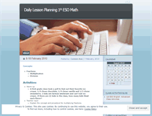 Tablet Screenshot of planningmathcap.wordpress.com