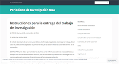 Desktop Screenshot of investigacionuna.wordpress.com