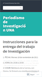 Mobile Screenshot of investigacionuna.wordpress.com