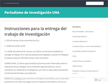 Tablet Screenshot of investigacionuna.wordpress.com