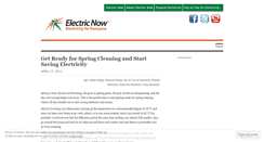 Desktop Screenshot of electricnow.wordpress.com