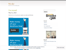 Tablet Screenshot of brookeandjon.wordpress.com