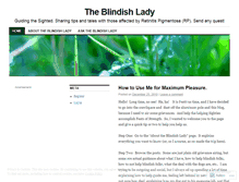 Tablet Screenshot of blindish.wordpress.com