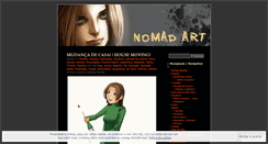 Desktop Screenshot of nomadart.wordpress.com