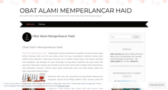 Desktop Screenshot of obatalamimemperlancarhaid.wordpress.com