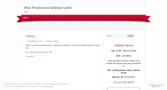 Desktop Screenshot of obatpembengkakankelenjarlimfe1.wordpress.com