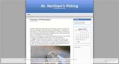 Desktop Screenshot of mrmarkham.wordpress.com