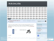 Tablet Screenshot of ninningame.wordpress.com