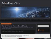 Tablet Screenshot of fallenempiretoys.wordpress.com