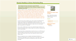 Desktop Screenshot of citizenmarketing.wordpress.com