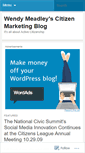 Mobile Screenshot of citizenmarketing.wordpress.com