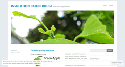 Desktop Screenshot of insulationbatonrouge.wordpress.com