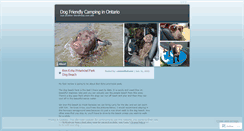 Desktop Screenshot of dogfriendlycampingontario.wordpress.com