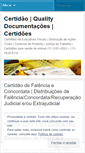 Mobile Screenshot of certidao.wordpress.com