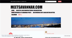 Desktop Screenshot of meetsavannahga.wordpress.com