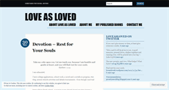 Desktop Screenshot of loveasloved.wordpress.com