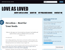 Tablet Screenshot of loveasloved.wordpress.com