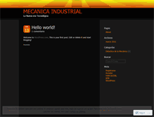 Tablet Screenshot of mecanicaindustrialipb.wordpress.com