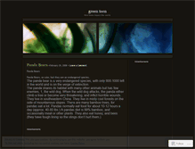 Tablet Screenshot of greenteen.wordpress.com