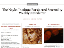 Tablet Screenshot of naykatantra.wordpress.com