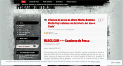 Desktop Screenshot of pescasanbartolome.wordpress.com