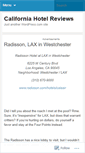 Mobile Screenshot of californiahotelreviews.wordpress.com