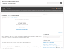 Tablet Screenshot of californiahotelreviews.wordpress.com