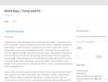 Tablet Screenshot of anishraju.wordpress.com