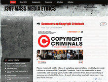 Tablet Screenshot of j397massmediaethics.wordpress.com