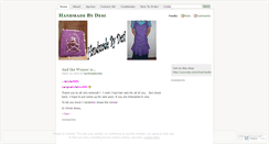 Desktop Screenshot of handmadebydesi.wordpress.com