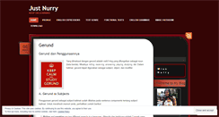Desktop Screenshot of nurinuryani.wordpress.com