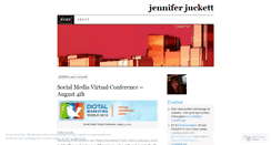 Desktop Screenshot of jenniferjuckett.wordpress.com