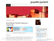 Tablet Screenshot of jenniferjuckett.wordpress.com