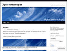 Tablet Screenshot of digitalmeteorologist.wordpress.com