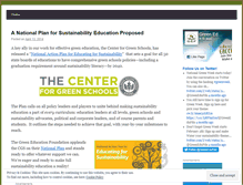 Tablet Screenshot of greeneducationfoundation.wordpress.com