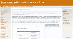 Desktop Screenshot of comisionuno.wordpress.com