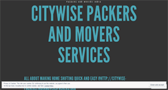 Desktop Screenshot of packersandmoversdelhix.wordpress.com