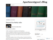 Tablet Screenshot of apartmentgyan.wordpress.com