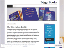 Tablet Screenshot of diggybooks.wordpress.com