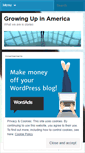 Mobile Screenshot of growingupinamerica.wordpress.com