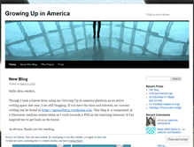 Tablet Screenshot of growingupinamerica.wordpress.com