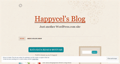 Desktop Screenshot of happycel.wordpress.com