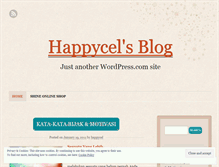 Tablet Screenshot of happycel.wordpress.com