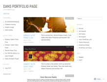Tablet Screenshot of dansartpage.wordpress.com