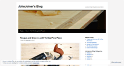 Desktop Screenshot of johnjoiner.wordpress.com