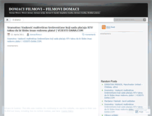 Tablet Screenshot of domacifilmovi.wordpress.com